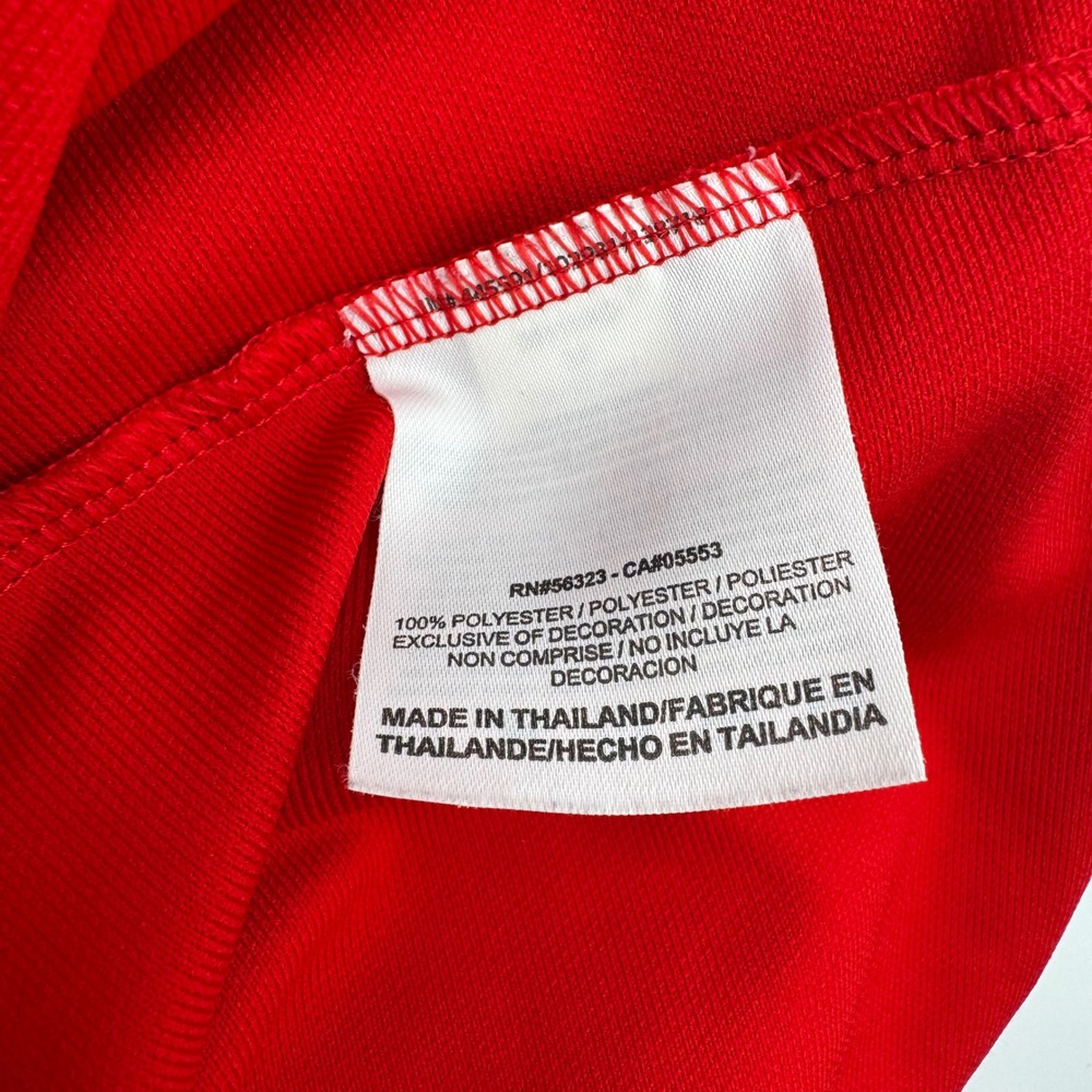 Nike Golf Dri-FIT Polo Shirt Mens Medium Red Short Sleeve Performance Golf Top - Picture 3 of 4
